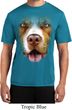 Mens Shirt Big Pit Bull Face Moisture Wicking Tee T-Shirt