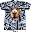 Mens Shirt Big Pit Bull Face Twist Tie Dye Tee T-shirt