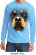 Mens Shirt Big Rottweiler Face Long Sleeve Tee T-Shirt