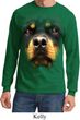 Mens Shirt Big Rottweiler Face Long Sleeve Tee T-Shirt