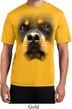 Mens Shirt Big Rottweiler Face Moisture Wicking Tee T-Shirt