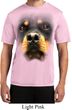 Mens Shirt Big Rottweiler Face Moisture Wicking Tee T-Shirt