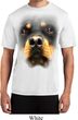 Mens Shirt Big Rottweiler Face Moisture Wicking Tee T-Shirt