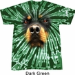 Mens Shirt Big Rottweiler Face Twist Tie Dye Tee T-shirt