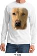 Mens Shirt Big Yellow Lab Face Long Sleeve Tee T-Shirt