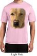 Mens Shirt Big Yellow Lab Face Moisture Wicking Tee T-Shirt