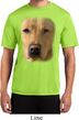 Mens Shirt Big Yellow Lab Face Moisture Wicking Tee T-Shirt