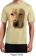 Mens Shirt Big Yellow Lab Face Moisture Wicking Tee T-Shirt