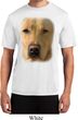 Mens Shirt Big Yellow Lab Face Moisture Wicking Tee T-Shirt
