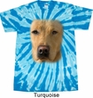 Mens Shirt Big Yellow Lab Face Twist Tie Dye Tee T-shirt