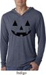 Mens Shirt Black Jack O Lantern Lightweight Hoodie Tee T-Shirt