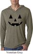 Mens Shirt Black Jack O Lantern Lightweight Hoodie Tee T-Shirt