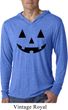 Mens Shirt Black Jack O Lantern Lightweight Hoodie Tee T-Shirt