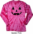 Mens Shirt Black Jack O Lantern Long Sleeve Tie Dye Tee T-shirt