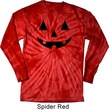 Mens Shirt Black Jack O Lantern Long Sleeve Tie Dye Tee T-shirt