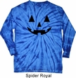 Mens Shirt Black Jack O Lantern Long Sleeve Tie Dye Tee T-shirt