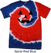Mens Shirt Black Jack O Lantern Patriotic Tie Dye Tee T-shirt