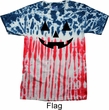 Mens Shirt Black Jack O Lantern Patriotic Tie Dye Tee T-shirt