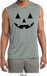 Mens Shirt Black Jack O Lantern Sleeveless Moisture Wicking Tee