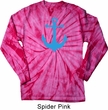 Mens Shirt Blue Anchor Long Sleeve Tie Dye Tee T-shirt
