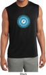 Mens Shirt Blue Vishuddha Sleeveless Moisture Wicking Tee