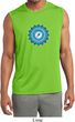 Mens Shirt Blue Vishuddha Sleeveless Moisture Wicking Tee