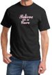 Mens Shirt Breast Cancer Awareness Believe in a Cure Tee T-Shirt