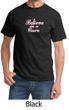 Mens Shirt Breast Cancer Awareness Believe in a Cure Tee T-Shirt