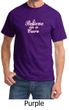 Mens Shirt Breast Cancer Awareness Believe in a Cure Tee T-Shirt