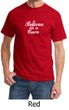 Mens Shirt Breast Cancer Awareness Believe in a Cure Tee T-Shirt
