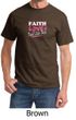 Mens Shirt Breast Cancer Awareness Faith Love Fight Tee T-Shirt