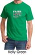 Mens Shirt Breast Cancer Awareness Faith Love Fight Tee T-Shirt