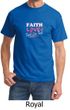 Mens Shirt Breast Cancer Awareness Faith Love Fight Tee T-Shirt