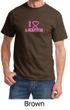 Mens Shirt Breast Cancer Awareness I Heart a Survivor Tee T-Shirt