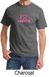Mens Shirt Breast Cancer Awareness I Heart a Survivor Tee T-Shirt