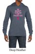 Mens Shirt Breast Cancer Awareness Keep Calm Lightweight Hoodie Tee