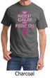 Mens Shirt Breast Cancer Awareness Keep Calm Tee T-Shirt