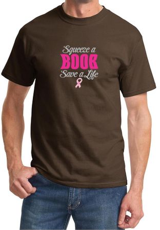 Mens Shirt Breast Cancer Awareness Save a Life Tee T-Shirt