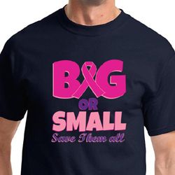 Mens Shirt Breast Cancer Awareness Save Them All Tee T-Shirt