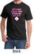 Mens Shirt Breast Cancer Awareness Second 2nd Base Tee T-Shirt