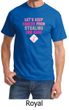 Mens Shirt Breast Cancer Awareness Second 2nd Base Tee T-Shirt