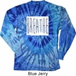 Mens Shirt Breathe Long Sleeve Tie Dye Tee T-shirt