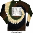 Mens Shirt Breathe Long Sleeve Tie Dye Tee T-shirt