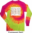Mens Shirt Breathe Long Sleeve Tie Dye Tee T-shirt