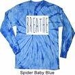 Mens Shirt Breathe Long Sleeve Tie Dye Tee T-shirt