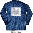 Mens Shirt Breathe Long Sleeve Tie Dye Tee T-shirt