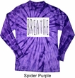 Mens Shirt Breathe Long Sleeve Tie Dye Tee T-shirt