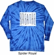 Mens Shirt Breathe Long Sleeve Tie Dye Tee T-shirt
