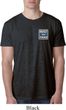 Mens Shirt Built Ford Tough Crest Pocket Print Burnout Tee T-Shirt