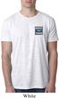Mens Shirt Built Ford Tough Crest Pocket Print Burnout Tee T-Shirt